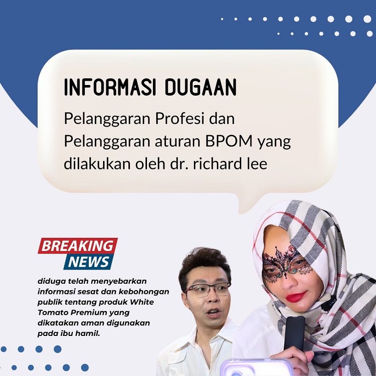 Dugaan Pelanggaran Profesi yang Dilakukan dr, Richard Lee