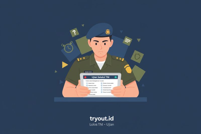 Latihan Soal TOEFL dan Kemampuan Bahasa Inggris untuk Tes TNI/POLRI Secara Sistematis dan Adaptif