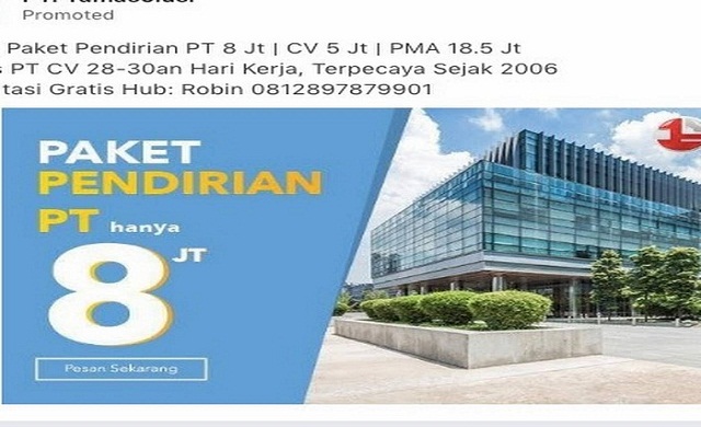 Jasa Pendirian Perusahaan Paling Murah, Cepat dan Terpercaya